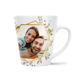 Fotohrnček latte malý - originálny darček - Hexagon